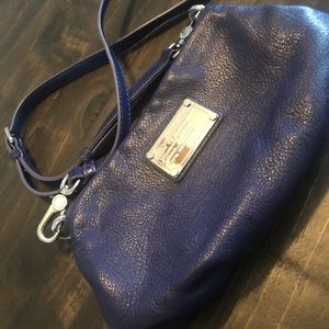 Purple Marc Jacobs satchel bag